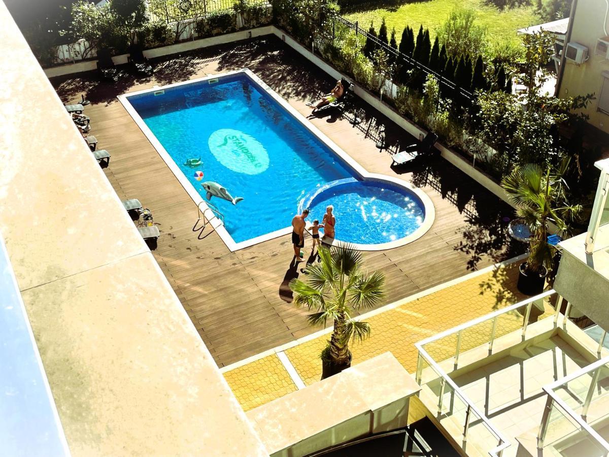 Apartments Stamopolu Lux With Pool View プリモルスコ エクステリア 写真