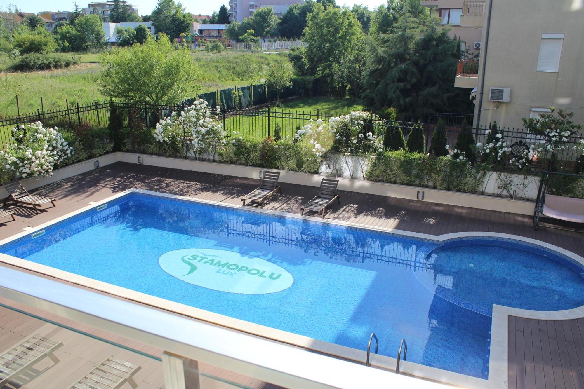 Apartments Stamopolu Lux With Pool View プリモルスコ エクステリア 写真